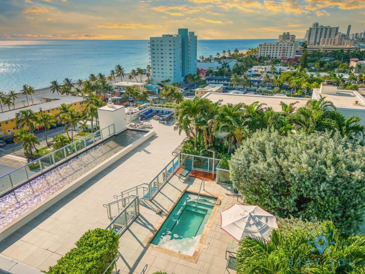 Hollywood Beach Broad - Walk - Amazing Pool - Hot Tub Apartment Exterior photo